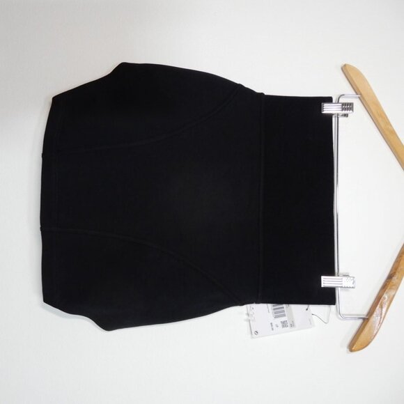 NIKE Sportswear Tech Fleece High Waist Mini SKIRT Size XS Black Stretch NEW $95 - Picture 10 of 11